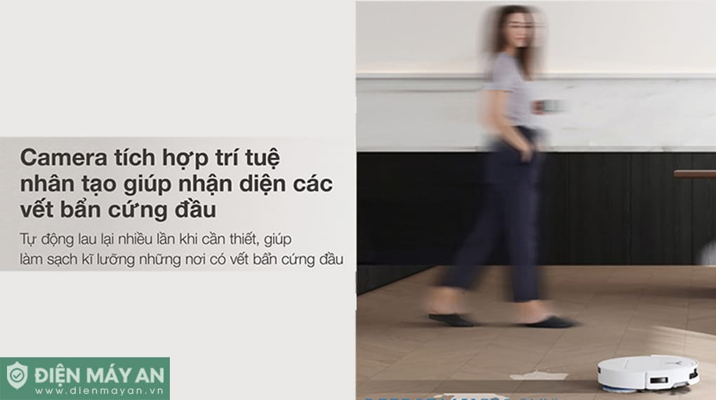 Robot hút bụi lau nhà Ecovacs Deebot T50 Pro Omni Auto Water Kit - Tự động cấp xả nước